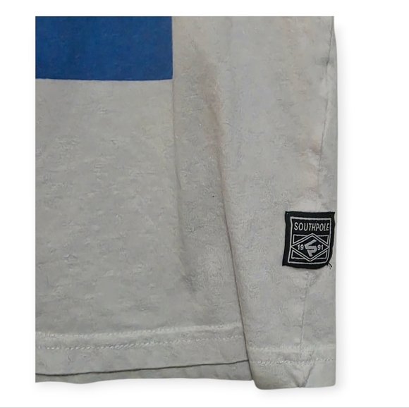 Southpole Dots Candy Graphic T-Shirt White Rainbow Logo Men's Size S - Picture 6 of 6